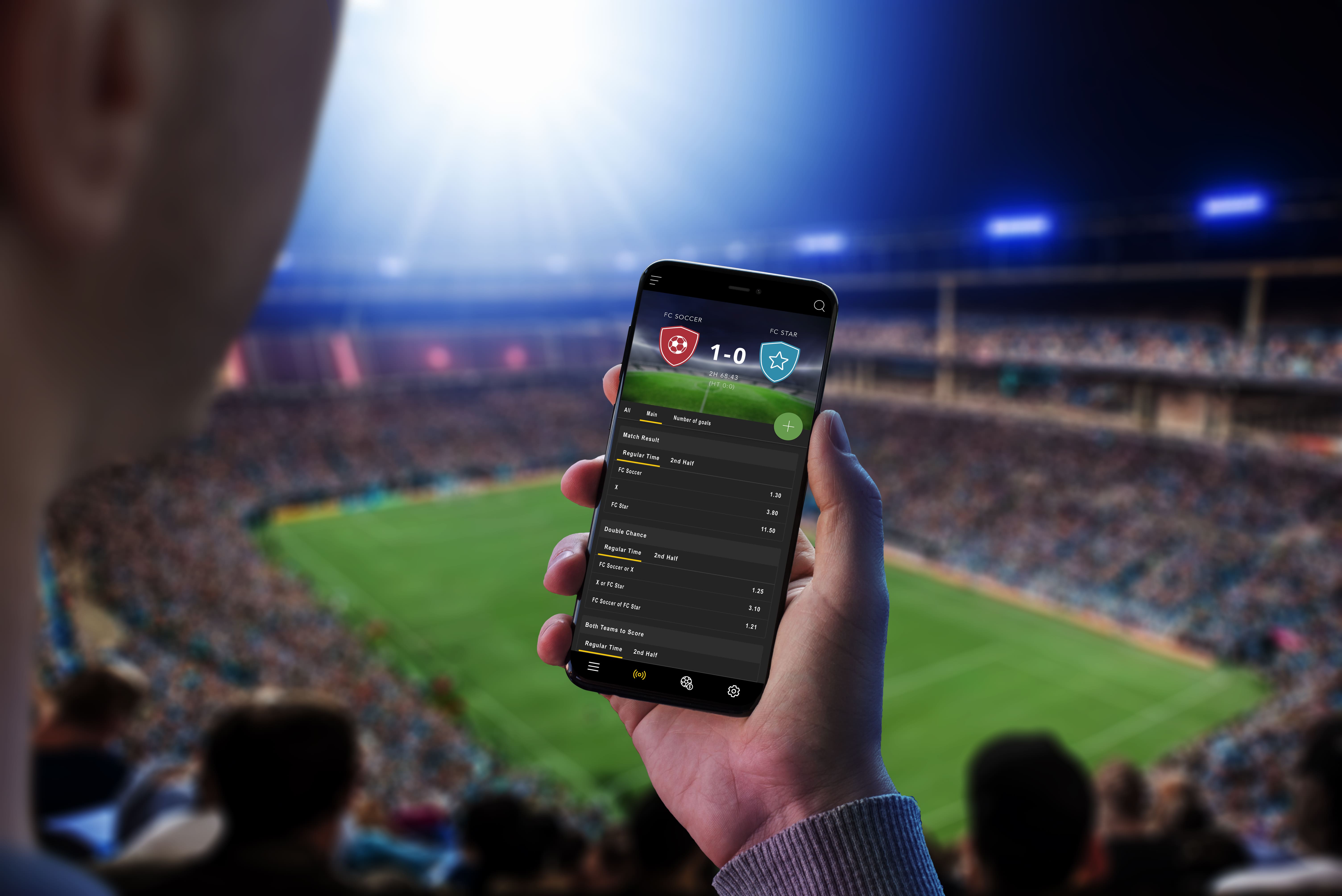 Collage depicting live betting action across various sports on QQ2 platform